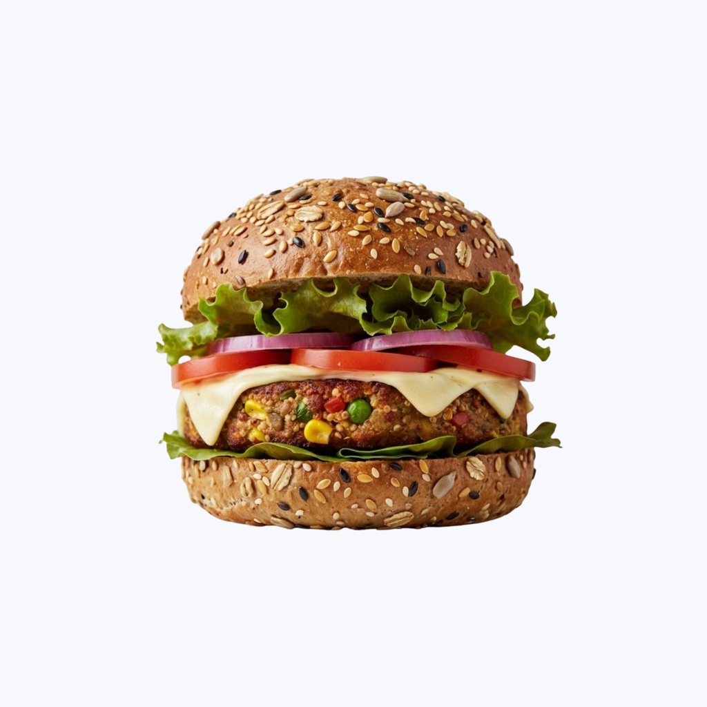 [PRIME6208] Veg. Burger (Multigrain, Regular)